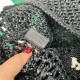 Prada Large Tote Bag In Black Woven Raffia