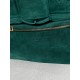 Bottega Veneta Chain Cassette Bag In Green Intrecciato Suede Calfskin