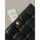 Bottega Veneta Chain Cassette Bag In Black Intrecciato Lambskin