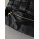 Bottega Veneta Chain Cassette Bag In Black Intrecciato Lambskin