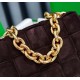 Bottega Veneta Chain Cassette Bag In Fondant Intrecciato Suede Calfskin