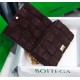 Bottega Veneta Chain Cassette Bag In Fondant Intrecciato Suede Calfskin