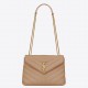 Saint Laurent LouLou Small Chain Bag In Beige Quilted Calfskin