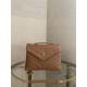 Saint Laurent LouLou Small Chain Bag In Brown Quilted Calfskin