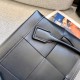 Bottega Veneta Arco Medium Bag In Black Intrecciato Calfskin