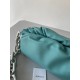 Bottega Veneta The Chain Pouch Bag In Lake Green Calfskin