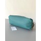 Bottega Veneta The Chain Pouch Bag In Lake Green Calfskin