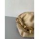 Bottega Veneta The Chain Pouch Bag In Porridge Calfskin