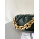 Bottega Veneta The Chain Pouch Bag In Raintree Calfskin