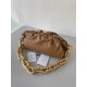 Bottega Veneta The Chain Pouch Bag In Teak Calfskin