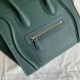 Celine Micro Luggage Tote Bag In Amazone Drummed Calfskin