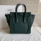 Celine Micro Luggage Tote Bag In Amazone Drummed Calfskin