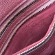 Celine Micro Luggage Tote Bag In Dark Red Drummed Calfskin