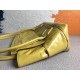 Bottega Veneta Arco Medium Bag In Yellow Intrecciato Leather