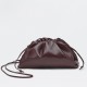 Bottega Veneta Mini Pouch with Strap in Grape Calfskin