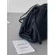 Bottega Veneta Mini Pouch with Strap in Black Calfskin