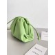 Bottega Veneta Mini Pouch with Strap in Pistachio Calfskin