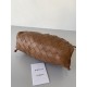 Bottega Veneta Mini Pouch with Strap in Caramel Intrecciato Lambskin