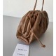 Bottega Veneta Mini Pouch with Strap in Caramel Intrecciato Lambskin