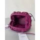 Bottega Veneta Mini Pouch with Strap in Cinnabar Intrecciato Lambskin