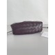 Bottega Veneta Mini Pouch with Strap in Grape Intrecciato Lambskin