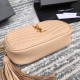 Saint Laurent Lou Mini Bag In Beige Calfskin