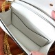 Valentino Loco Small Shoulder Bag In White Calfskin