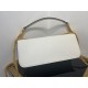 Valentino Loco Large Shoulder Bag In White Calfskin