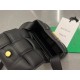 Bottega Veneta Candy Padded Cassette Bag In Black Lambskin