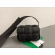 Bottega Veneta Candy Padded Cassette Bag In Black Lambskin