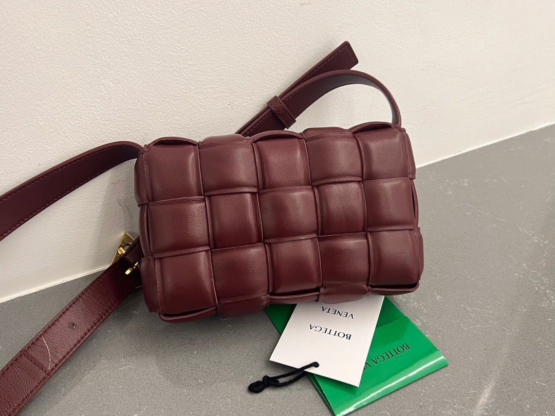 Bottega Veneta Small Padded Cassette Bag In Barolo Lambskin