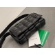 Bottega Veneta Small Padded Cassette Bag In Black Lambskin