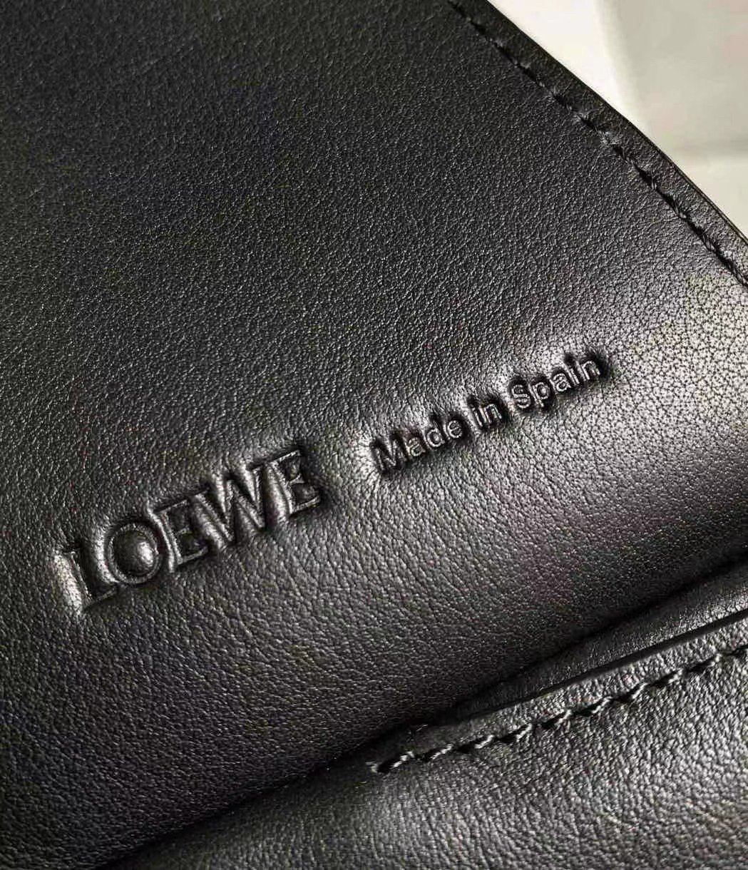 Loewe Puzzle Hobo Bag In Black Nappa Calfskin