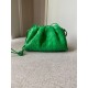 Bottega Veneta Mini Pouch with Strap in Parakeet Intrecciato Lambskin