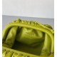 Bottega Veneta Mini Pouch with Strap in Kiwi Intrecciato Lambskin