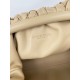 Bottega Veneta Mini Pouch with Strap in Porridge Intrecciato Lambskin