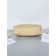 Bottega Veneta Mini Pouch with Strap in Porridge Intrecciato Lambskin