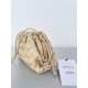 Bottega Veneta Mini Pouch with Strap in Porridge Intrecciato Lambskin