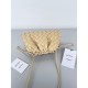 Bottega Veneta Mini Pouch with Strap in Porridge Intrecciato Lambskin