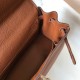 Hermes Kelly 25cm Retourne Bag in Gold Clemence Leather GHW