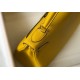 Hermes Kelly 25cm Retourne Bag in Jaune Ambre Clemence Leather GHW