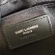 Saint Laurent Lou Camera Bag In Black Quilted Calfskin