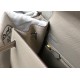 Hermes Kelly 25cm Sellier Bag in Gris Asphalt Epsom Calfskin GHW