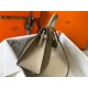 Hermes Kelly 25cm Sellier Bag in Gris Tourterelle Epsom Calfskin GHW