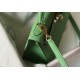 Hermes Kelly 25cm Sellier Bag in Vert Criquet Epsom Calfskin GHW