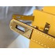 Hermes Kelly 25cm Sellier Bag in Jaune Ambre Epsom Calfskin GHW