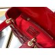 Dior Small Lady Dior My ABCDior Bag In Red Patent Calfskin