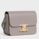 Celine Triomphe Teen Bag In Grey Leather