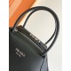 Prada Supernova Small Top Handle Bag In Black Leather