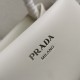 Prada Supernova Small Shoulder Bag In White Calfskin